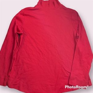 Red Turtle Neck Long Sleeve shirt | (PM) 14-16 Westbound